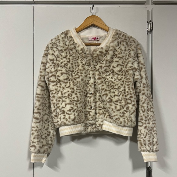 New - Buddy Love Cream Fleece Jacket - Picture 2 of 7